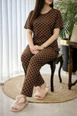 تیشرت شلوار زنانه طرح گوچی