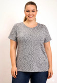 تیشرت پلنگی زنانه 2xl